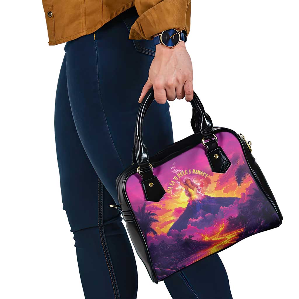 Hawaii Kilauea Volcano Shoulder Handbag There Is Pele Goddess Of The Volcano - Polynesian Pride