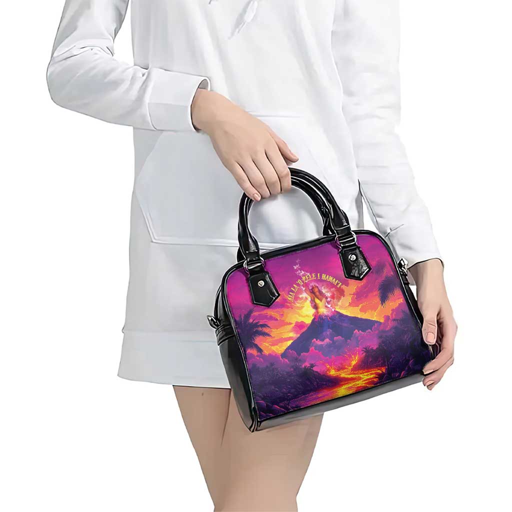 Hawaii Kilauea Volcano Shoulder Handbag There Is Pele Goddess Of The Volcano - Polynesian Pride