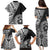 Hibiscus With Black Austronesian Tattoo Pattern Family Matching Puletasi and Hawaiian Shirt - Polynesian Pride