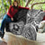 Hibiscus With Black Austronesian Tattoo Pattern Quilt - Polynesian Pride