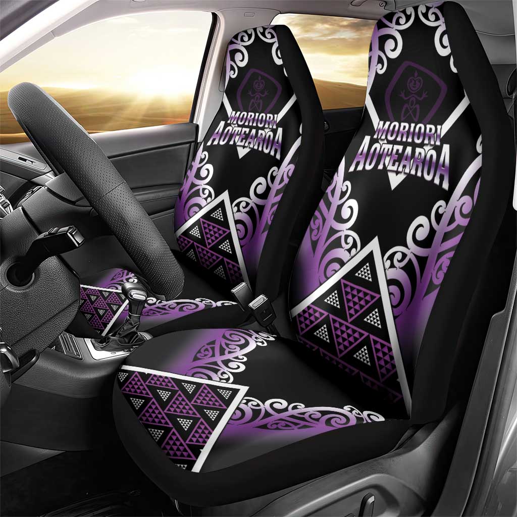 Aotearoa Moriori Car Seat Cover Maori Pattern New Zealand - Polynesian Pride