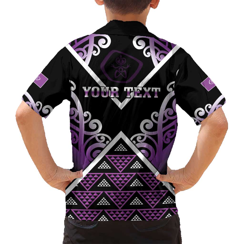 Personalised Aotearoa Moriori Family Matching Puletasi and Hawaiian Shirt Maori Pattern New Zealand - Polynesian Pride