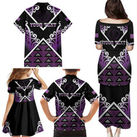 Personalised Aotearoa Moriori Family Matching Puletasi and Hawaiian Shirt Maori Pattern New Zealand - Polynesian Pride