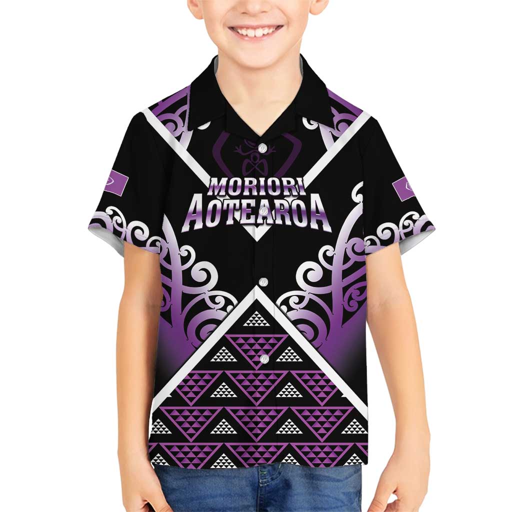 Personalised Aotearoa Moriori Family Matching Puletasi and Hawaiian Shirt Maori Pattern New Zealand - Polynesian Pride