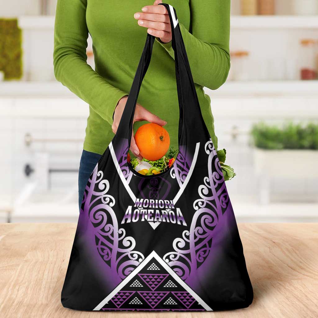Aotearoa Moriori Grocery Bag Maori Pattern New Zealand - Polynesian Pride
