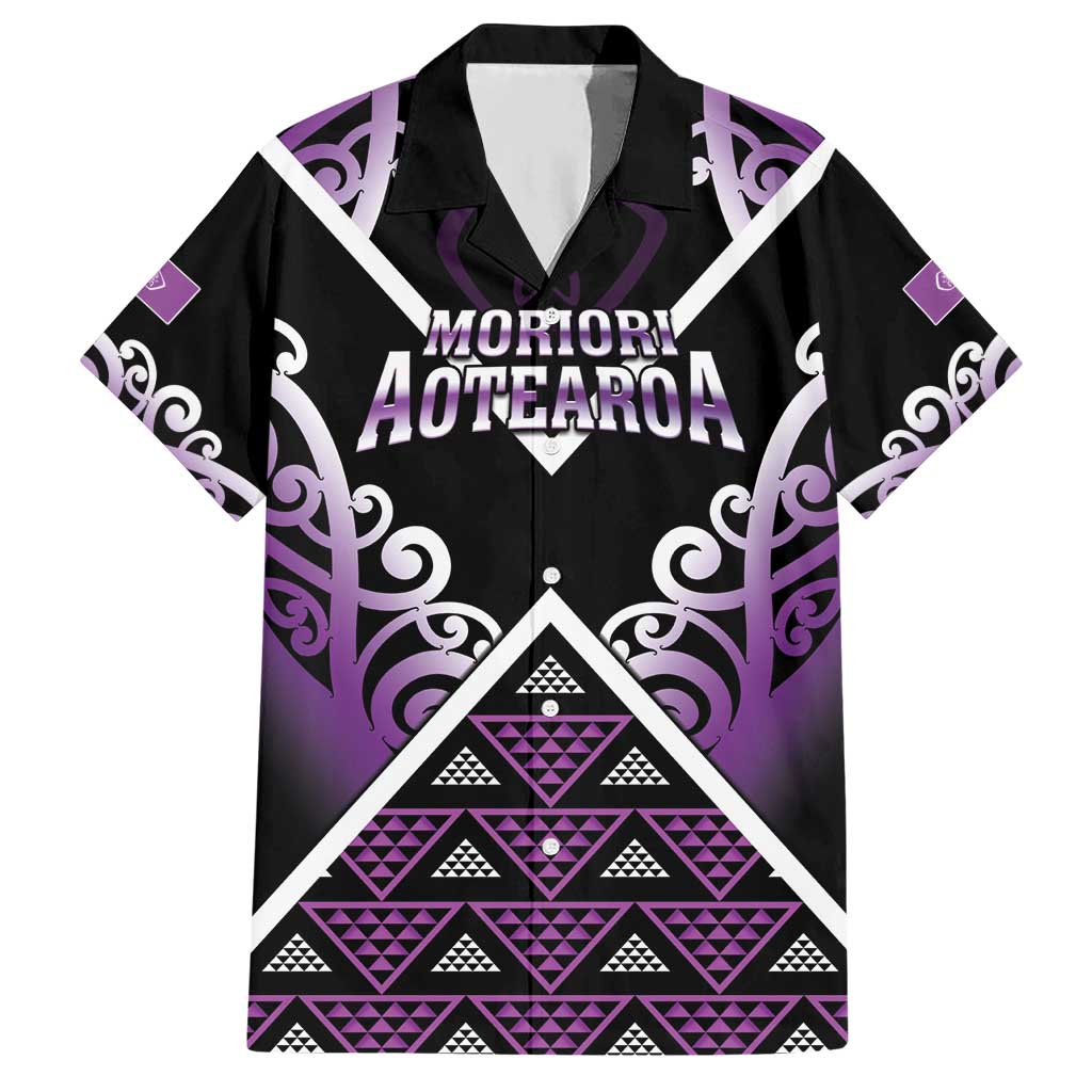 Personalised Aotearoa Moriori Hawaiian Shirt Maori Pattern New Zealand - Polynesian Pride