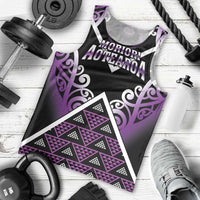 Personalised Aotearoa Moriori Men Tank Top Maori Pattern New Zealand - Polynesian Pride