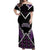 Personalised Aotearoa Moriori Off Shoulder Maxi Dress Maori Pattern New Zealand - Polynesian Pride