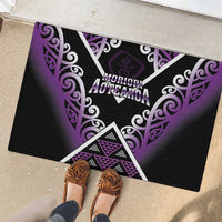 Aotearoa Moriori Rubber Doormat Maori Pattern New Zealand - Polynesian Pride