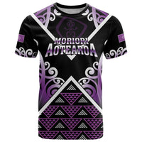 Personalised Aotearoa Moriori T Shirt Maori Pattern New Zealand - Polynesian Pride