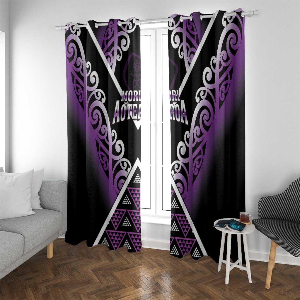 Aotearoa Moriori Window Curtain Maori Pattern New Zealand - Polynesian Pride