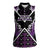 Personalised Aotearoa Moriori Women Sleeveless Polo Shirt Maori Pattern New Zealand - Polynesian Pride
