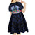 Happy Pohnpei Liberation Day Kid Short Sleeve Dress Polynesian Shark Turtle Motif