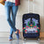 Happy Pohnpei Liberation Day Luggage Cover Polynesian Shark Turtle Motif