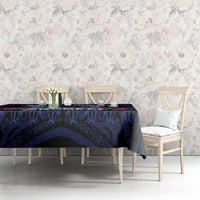 Happy Pohnpei Liberation Day Tablecloth Polynesian Shark Turtle Motif