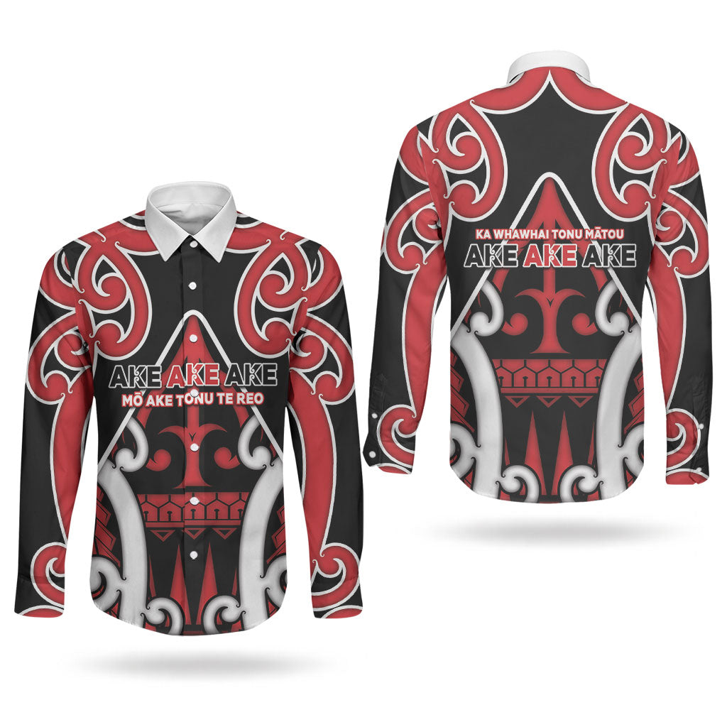 New Zealand Maori Language Week Couples Matching Summer Maxi Dress and Long Sleeve Button Shirt Mo Ake Tonu Te Reo