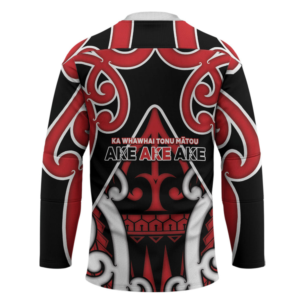New Zealand Maori Language Week Hockey Jersey Mo Ake Tonu Te Reo