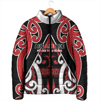 New Zealand Maori Language Week Padded Jacket Mo Ake Tonu Te Reo