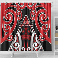 New Zealand Maori Language Week Shower Curtain Mo Ake Tonu Te Reo