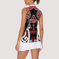 New Zealand Maori Language Week Women Sleeveless Polo Shirt Mo Ake Tonu Te Reo