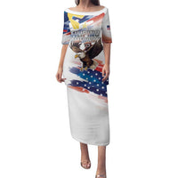 Filipino American History Month Family Matching Puletasi and Hawaiian Shirt Bald Eagle Tarsier Together