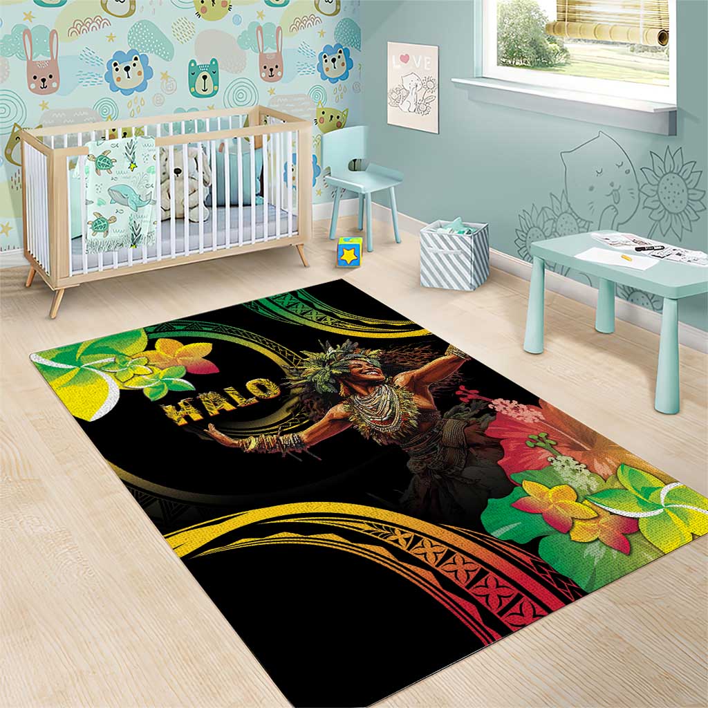 Halo Vanuatu Area Rug Beautiful Woman Dancing