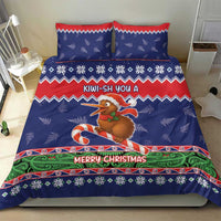 New Zealand Christmas Bedding Set Kiwi-sh You A Merry Christmas - Polynesian Pride
