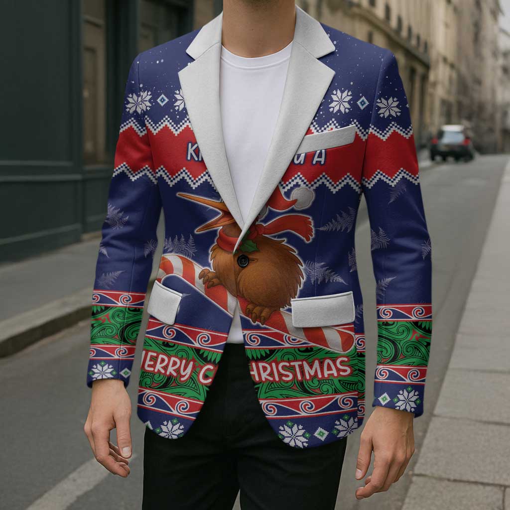 New Zealand Christmas Blazer Kiwi-sh You A Merry Christmas - Polynesian Pride