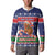 New Zealand Christmas Button Sweatshirt Kiwi-sh You A Merry Christmas - Polynesian Pride