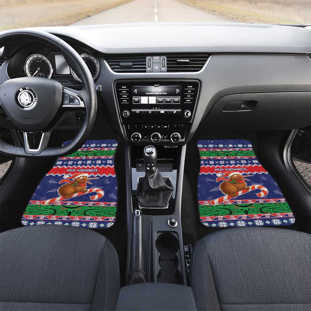 New Zealand Christmas Car Mats Kiwi-sh You A Merry Christmas - Polynesian Pride