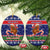 New Zealand Christmas Ceramic Ornament Kiwi-sh You A Merry Christmas - Polynesian Pride