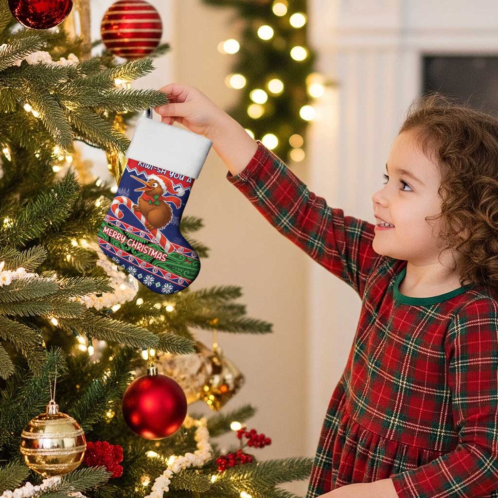 New Zealand Christmas Stocking Kiwi-sh You A Merry Christmas - Polynesian Pride