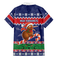 New Zealand Christmas Family Matching Off Shoulder Short Dress and Hawaiian Shirt Kiwi-sh You A Merry Christmas - Polynesian Pride