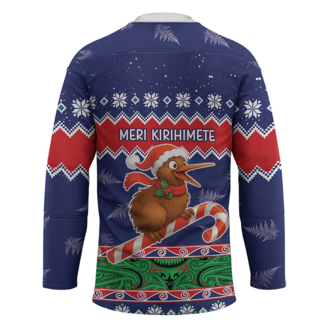 New Zealand Christmas Hockey Jersey Kiwi-sh You A Merry Christmas - Polynesian Pride