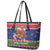 New Zealand Christmas Leather Tote Bag Kiwi-sh You A Merry Christmas - Polynesian Pride