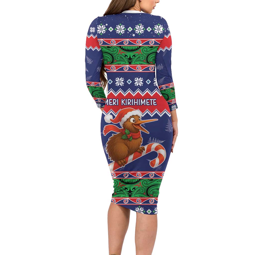 long sleeve bodycon christmas dress Liberia Christmas Long Sleeve Bodycon Dress African Lion Santa by AfricanPride