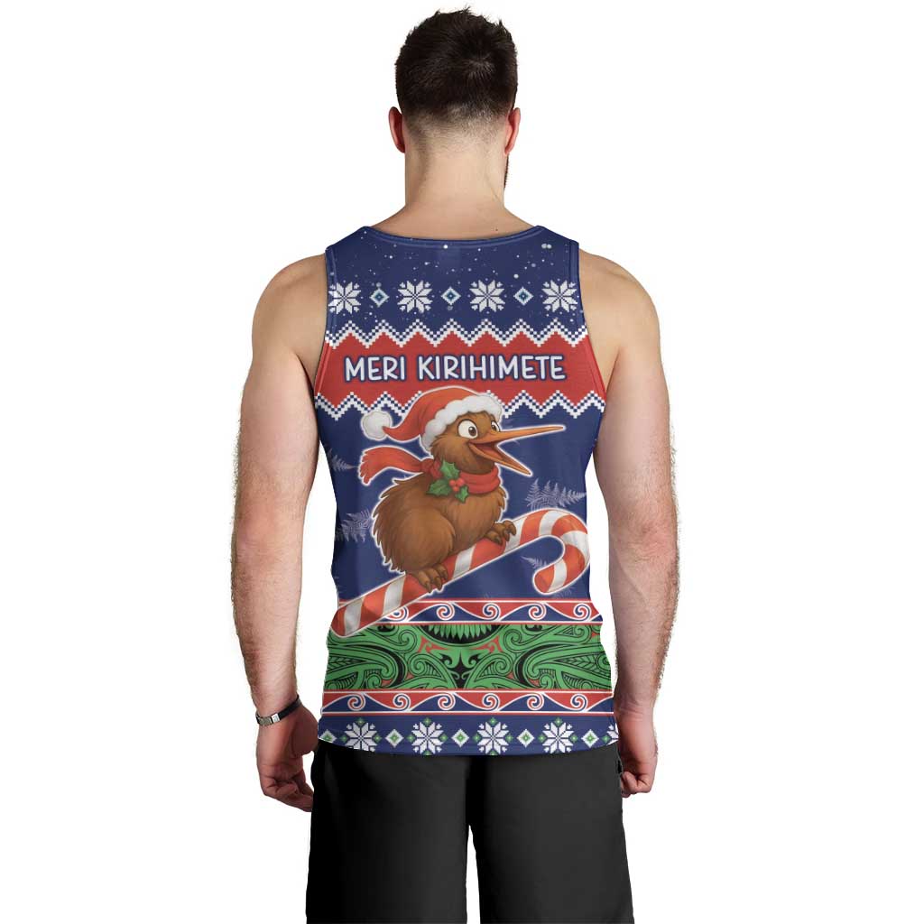 New Zealand Christmas Men Tank Top Kiwi-sh You A Merry Christmas - Polynesian Pride