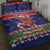 New Zealand Christmas Quilt Bed Set Kiwi-sh You A Merry Christmas - Polynesian Pride