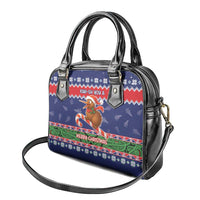 New Zealand Christmas Shoulder Handbag Kiwi-sh You A Merry Christmas - Polynesian Pride