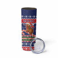 New Zealand Christmas Skinny Tumbler Kiwi-sh You A Merry Christmas - Polynesian Pride