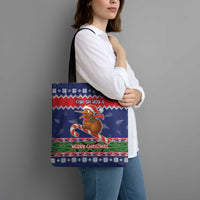 New Zealand Christmas Tote Bag Kiwi-sh You A Merry Christmas - Polynesian Pride