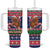 New Zealand Christmas Tumbler With Handle Kiwi-sh You A Merry Christmas - Polynesian Pride