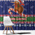 New Zealand Christmas Window Curtain Kiwi-sh You A Merry Christmas - Polynesian Pride