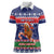 New Zealand Christmas Women Polo Shirt Kiwi-sh You A Merry Christmas - Polynesian Pride