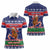 New Zealand Christmas Women Polo Shirt Kiwi-sh You A Merry Christmas - Polynesian Pride