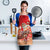 Hawaii Funny Christmas Apron Santa Surfing With Tapa Pattern - Polynesian Pride