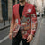 Hawaii Funny Christmas Blazer Santa Surfing With Tapa Pattern - Polynesian Pride