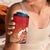 Hawaii Funny Christmas 4 in 1 Can Cooler Tumbler Santa Surfing With Tapa Pattern - Polynesian Pride