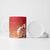 Hawaii Funny Christmas Ceramic Mug Santa Surfing With Tapa Pattern - Polynesian Pride