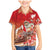 Hawaii Funny Christmas Family Matching Mermaid Dress and Hawaiian Shirt Santa Surfing With Tapa Pattern - Polynesian Pride